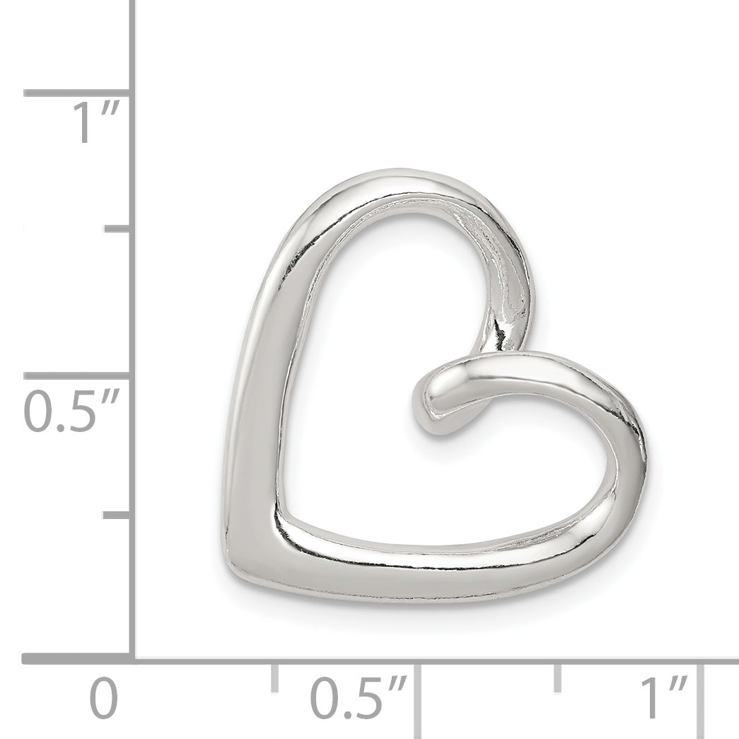 Sterling Silver Heart Slide