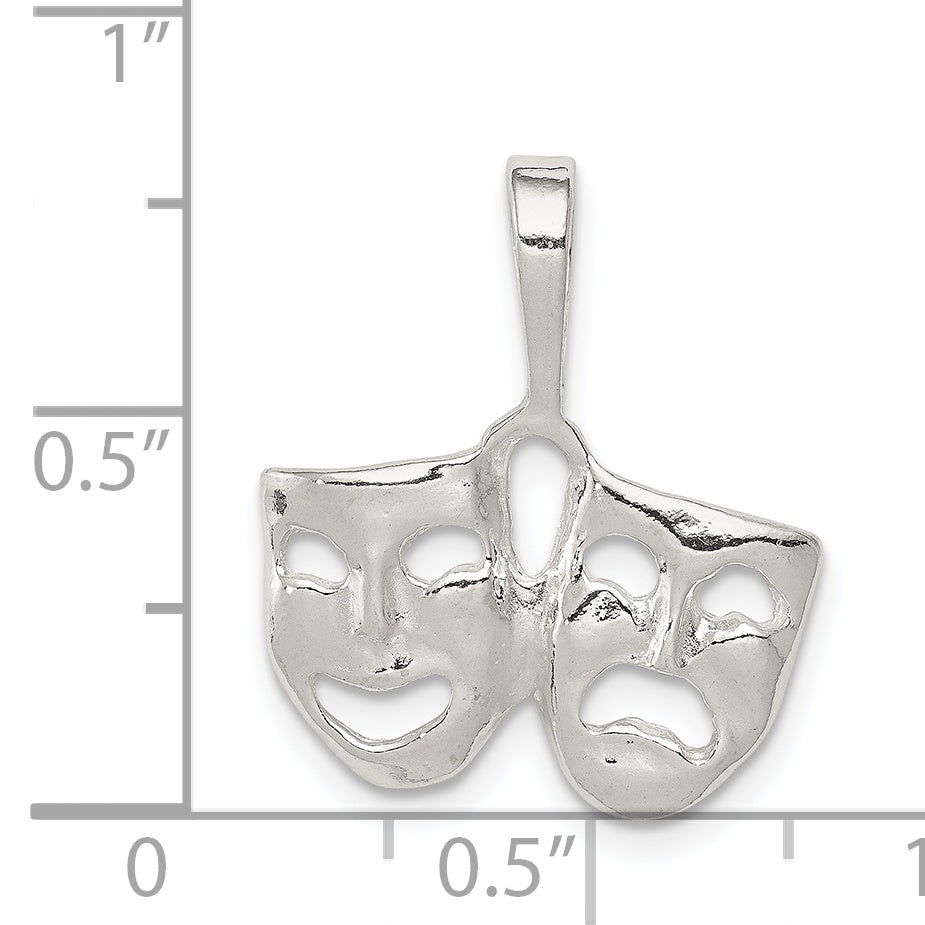 Sterling Silver Comedy/Tragedy Charm