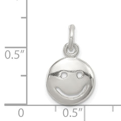 Sterling Silver Happy Face Charm