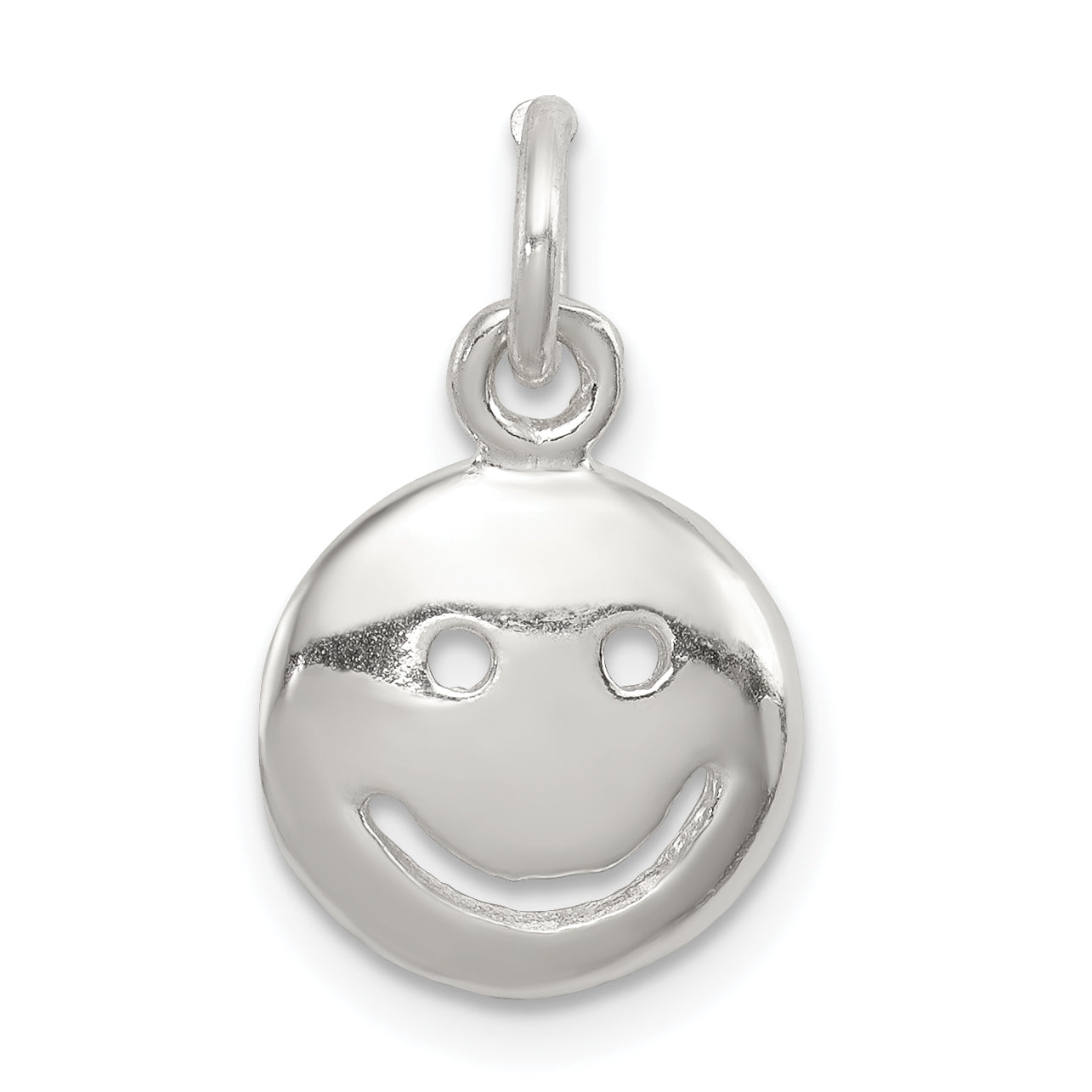 Sterling Silver Happy Face Charm