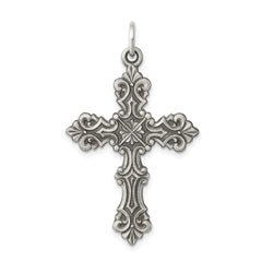 Sterling Silver Antiqued Cross Pendant