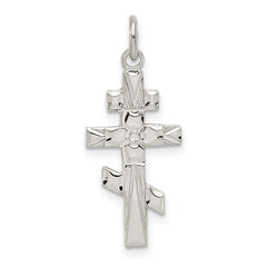 Sterling Silver Eastern Orthodox Cross Charm