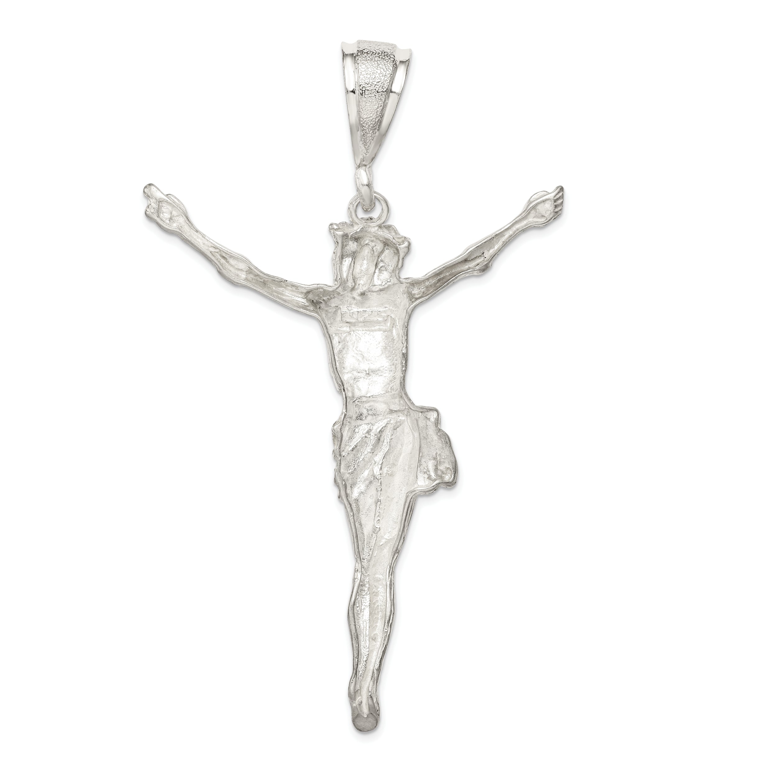 Sterling Silver Corpus (Crucified Christ) Pendant