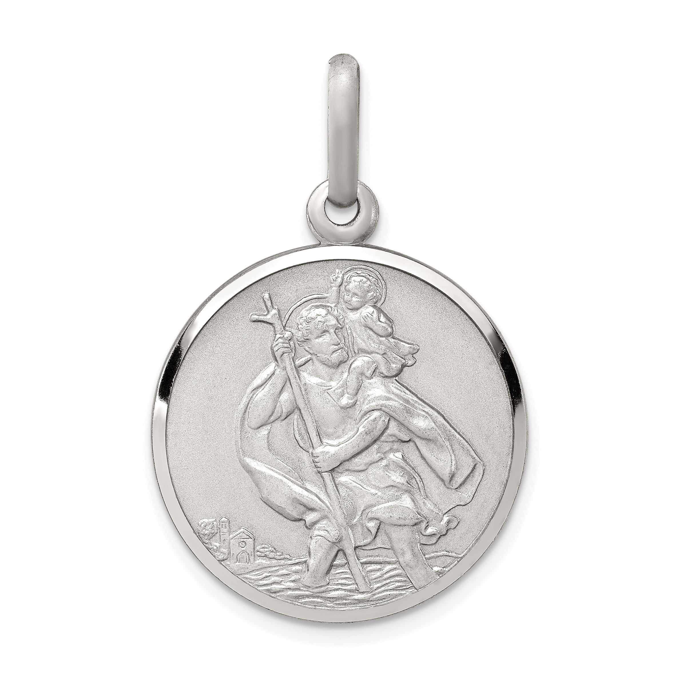 Sterling Silver St. Christopher Medal