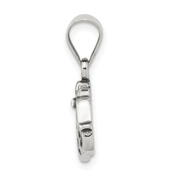 Sophia Jewelers Sterling Silver 925 Mom Charm with Polished Finish