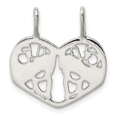 Sterling Silver Mother/Daughter Break apart Charm