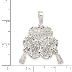 Sterling Silver 925 Best Friends Charm Set Polished Finish