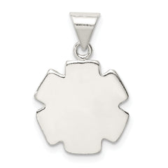 Sophia Jewelers 925 Sterling Silver Polished Medical Charm with Enamel