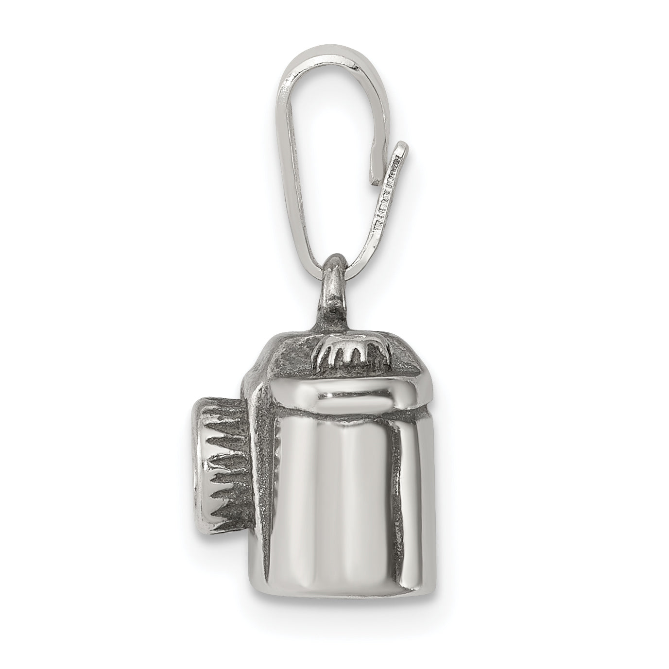 Sterling Silver Antiqued Camera Charm