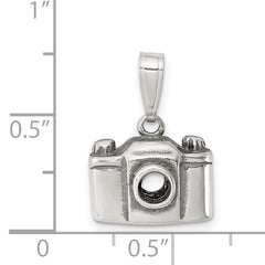 Sterling Silver Antiqued Camera Charm