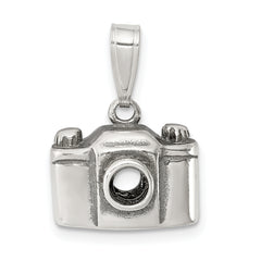 Sterling Silver Antiqued Camera Charm