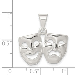 Sterling Silver Comedy/Tragedy Charm