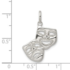 Sterling Silver Comedy/Tragedy Charm