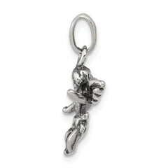 Sterling Silver Antiqued Angel Charm