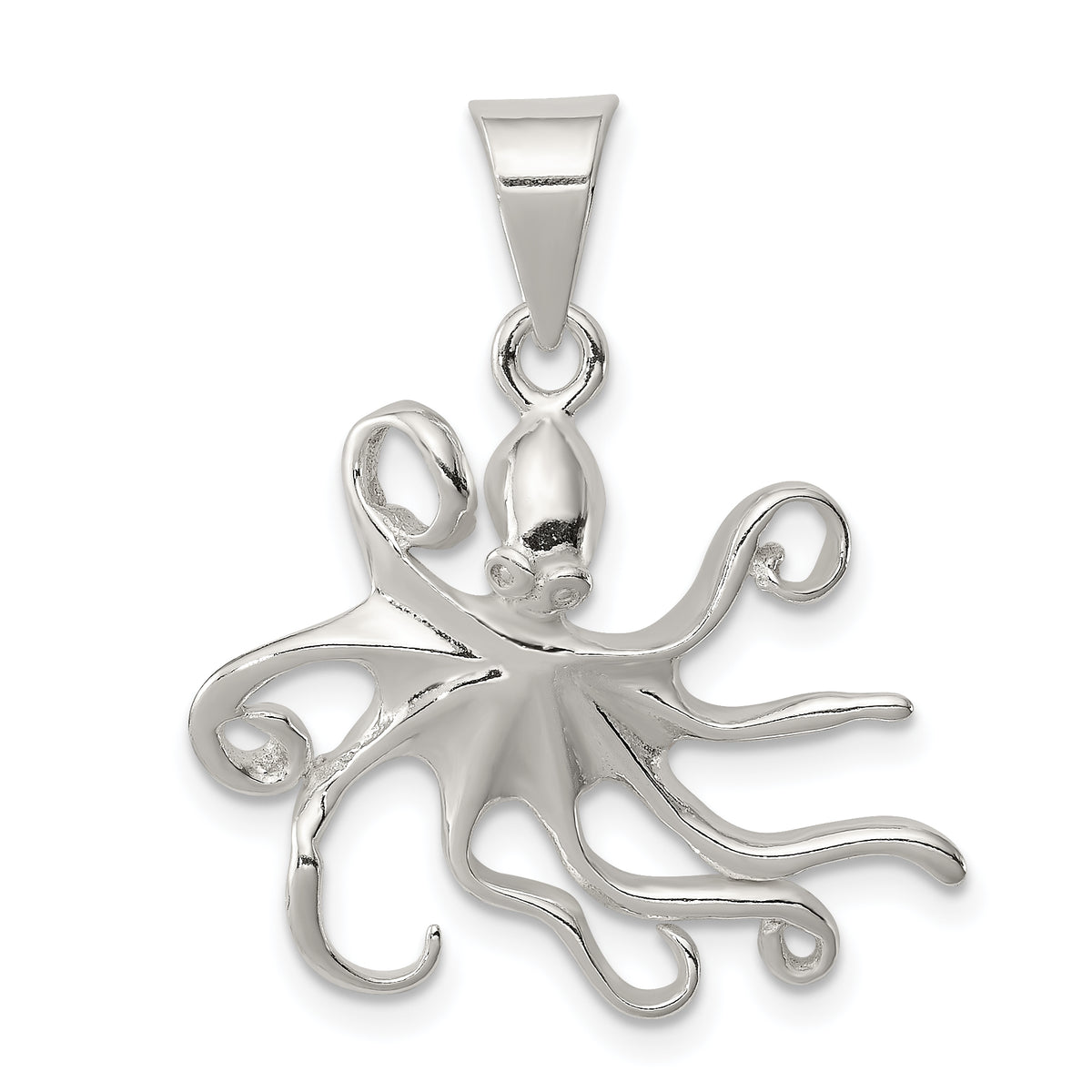 Sterling Silver Octopus Charm