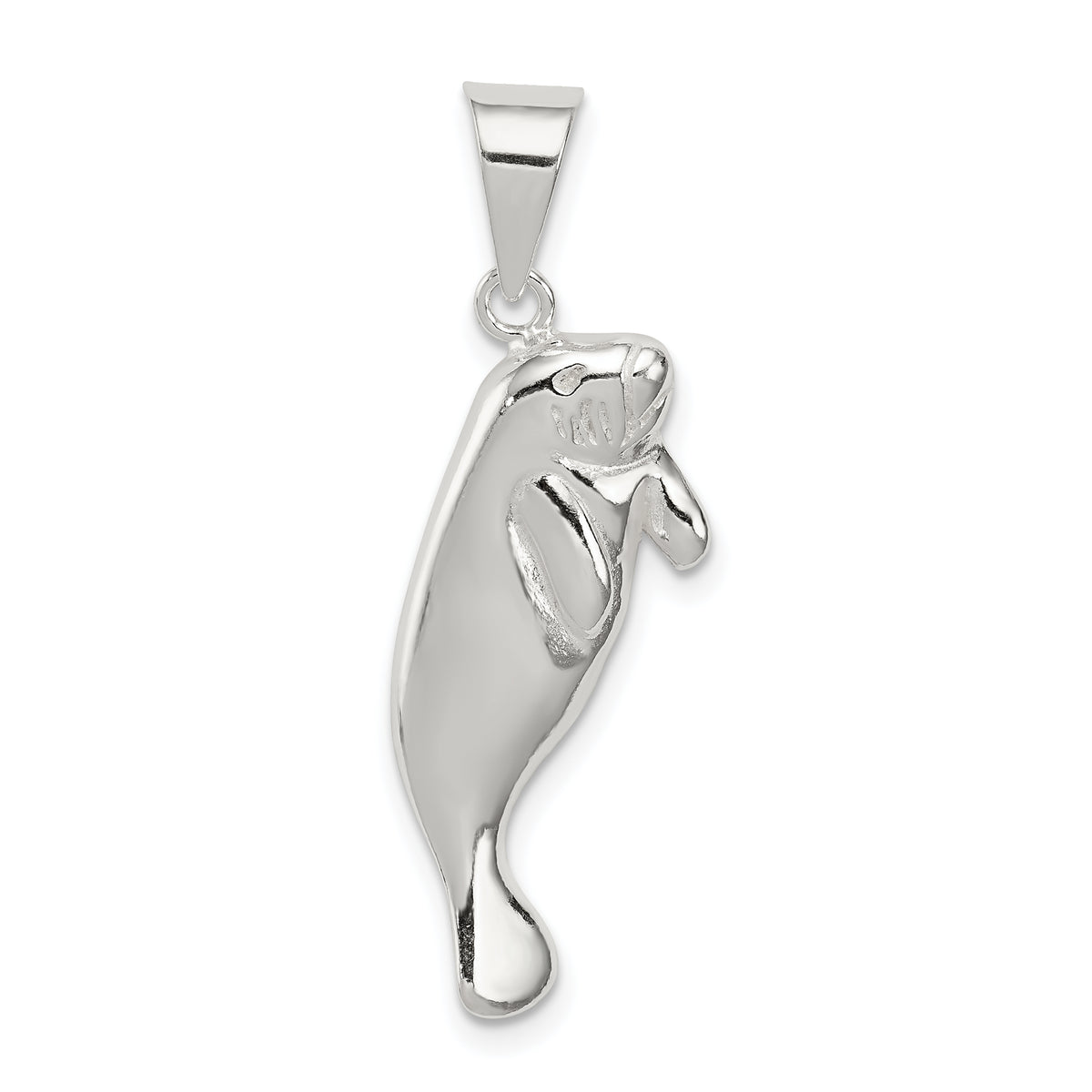 Sterling Silver Manatee Charm