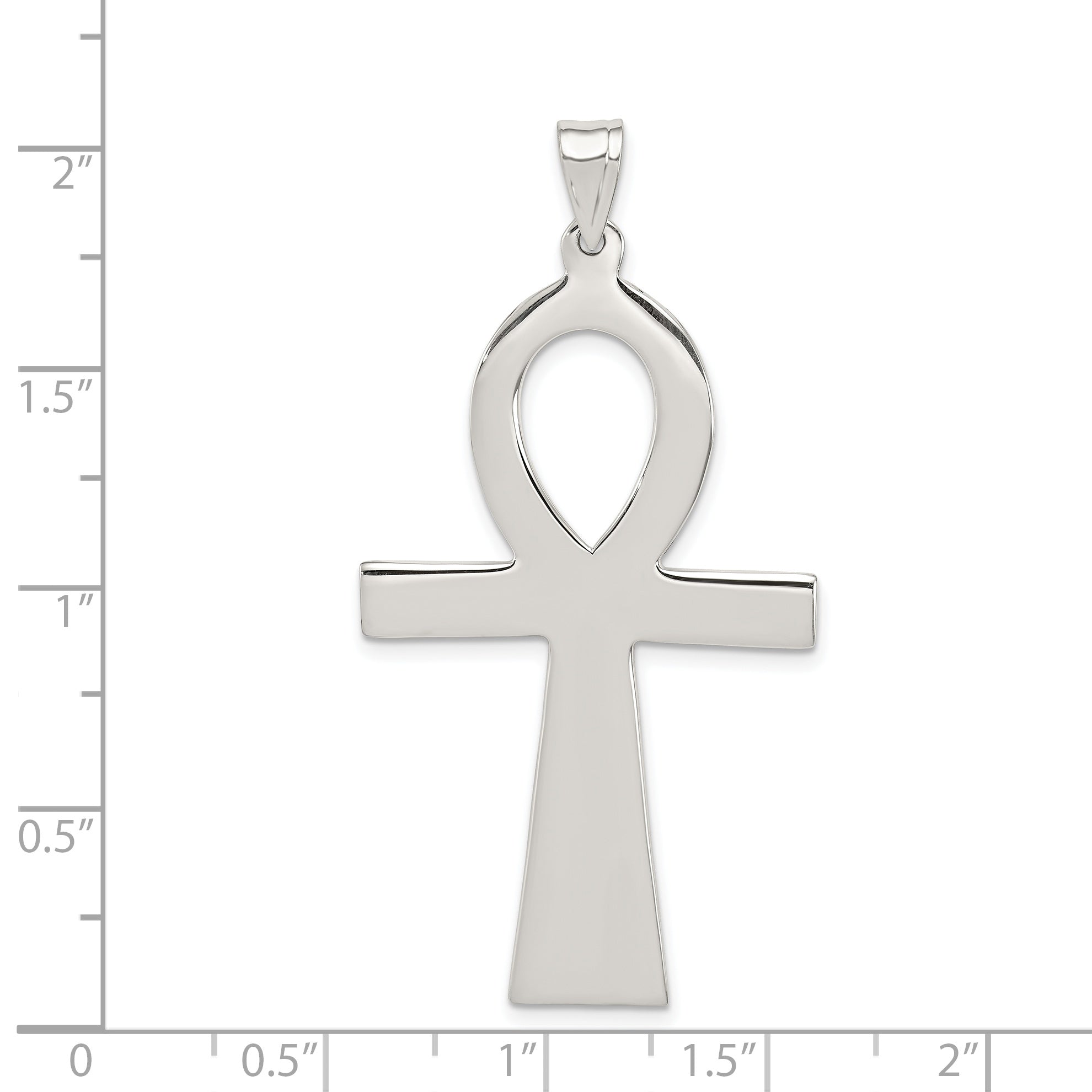 Sterling Silver Ankh Cross Pendant