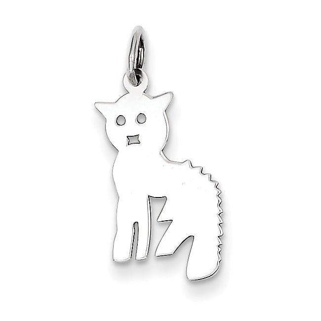 Sterling Silver Cat Charm