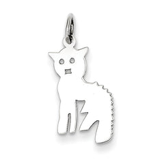 Sterling Silver Cat Charm