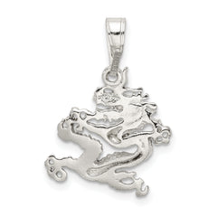 Sterling Silver Dragon Pendant