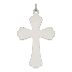 Sterling Silver Antiqued Cross Charm