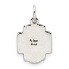 Sterling Silver 925 Antiqued Ecce Homo Pendant by Sophia Jewelers