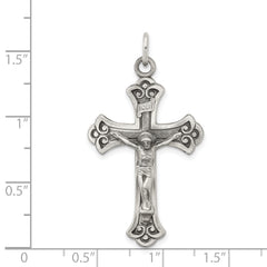 Sophia Jewelers Sterling Silver 925 Antiqued INRI Crucifix Pendant