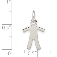 Sterling Silver Boy Charm