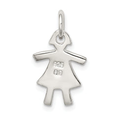 Sterling Silver Girl Charm