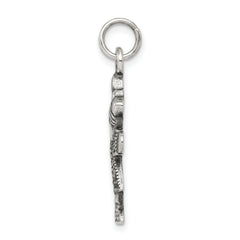 Sterling Silver Antiqued Girl Charm