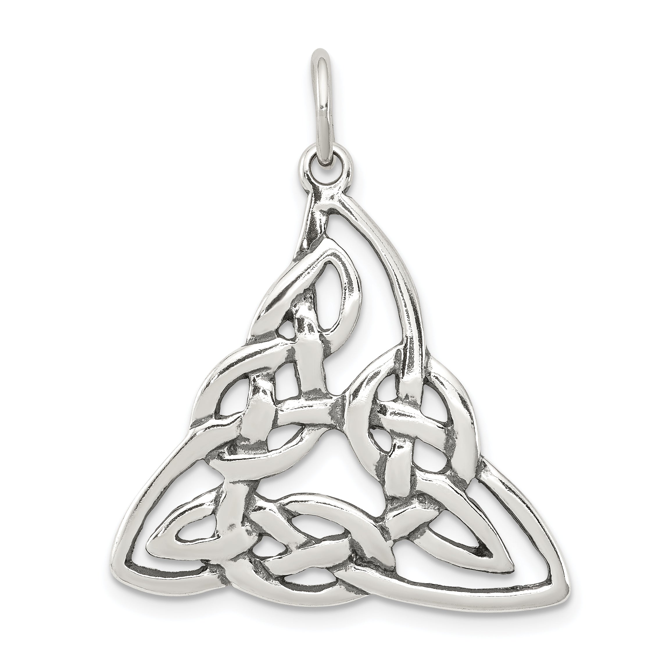 Sterling Silver Antiqued Celtic Charm