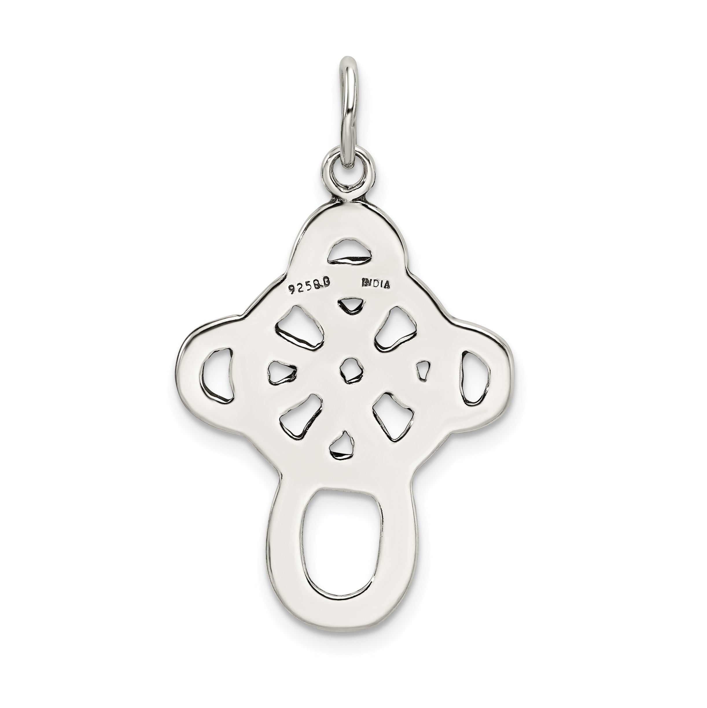 Sterling Silver Antiqued Celtic Cross Charm