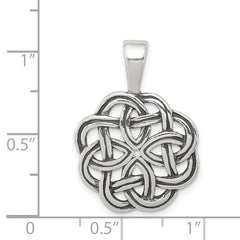 Sophia Jewelers: 925 Sterling Silver Celtic Pendant with Antiqued Finish