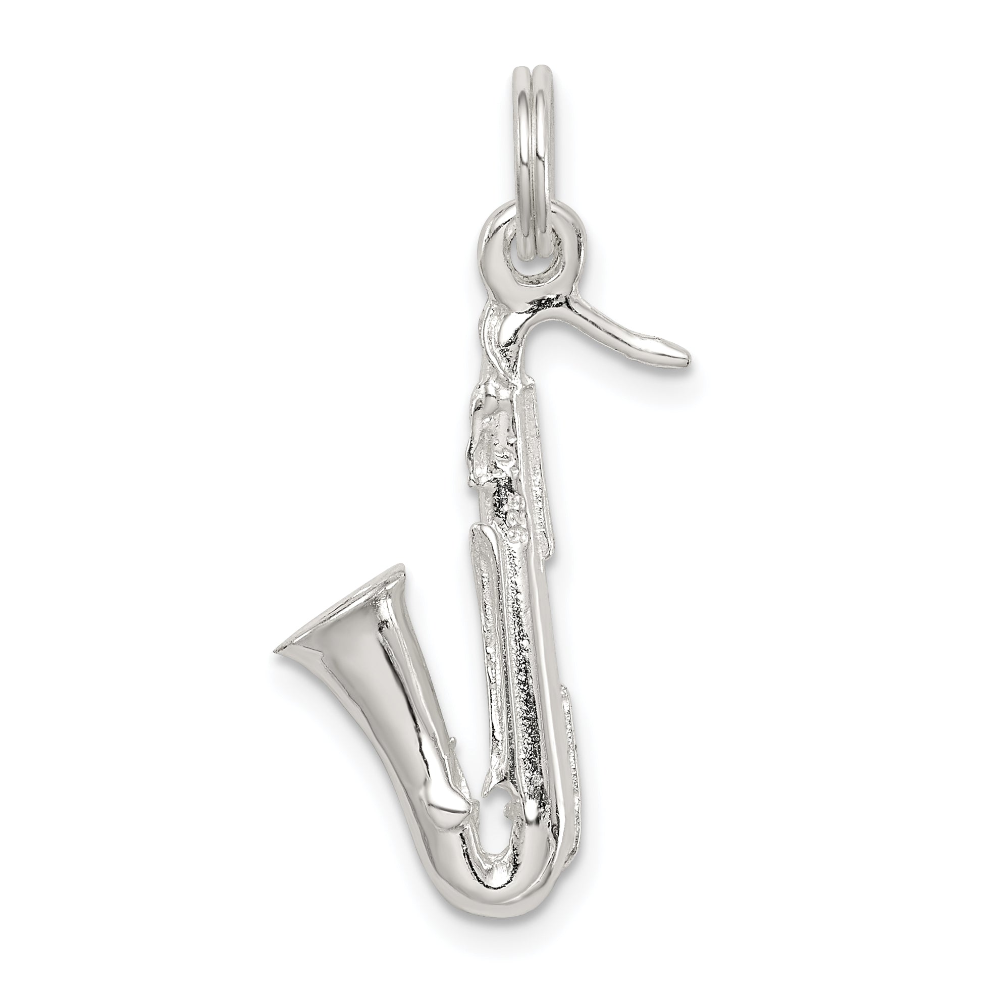 Sterling Silver Saxophone Charm