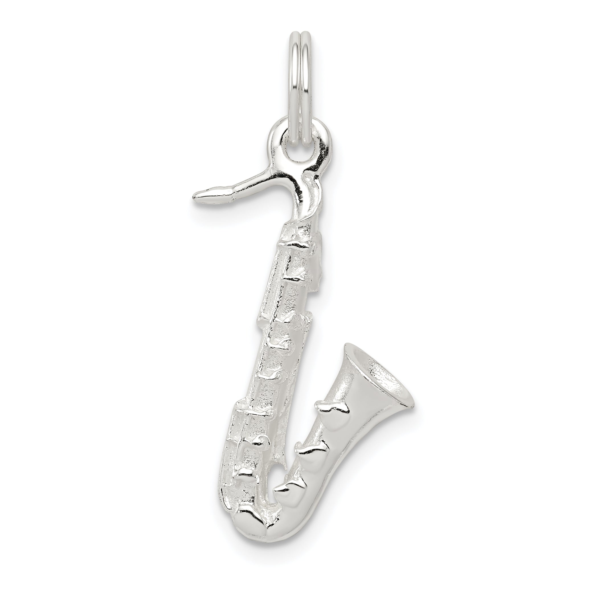 Sterling Silver Saxophone Charm