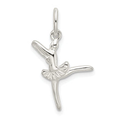 Sterling Silver Ballerina Charm