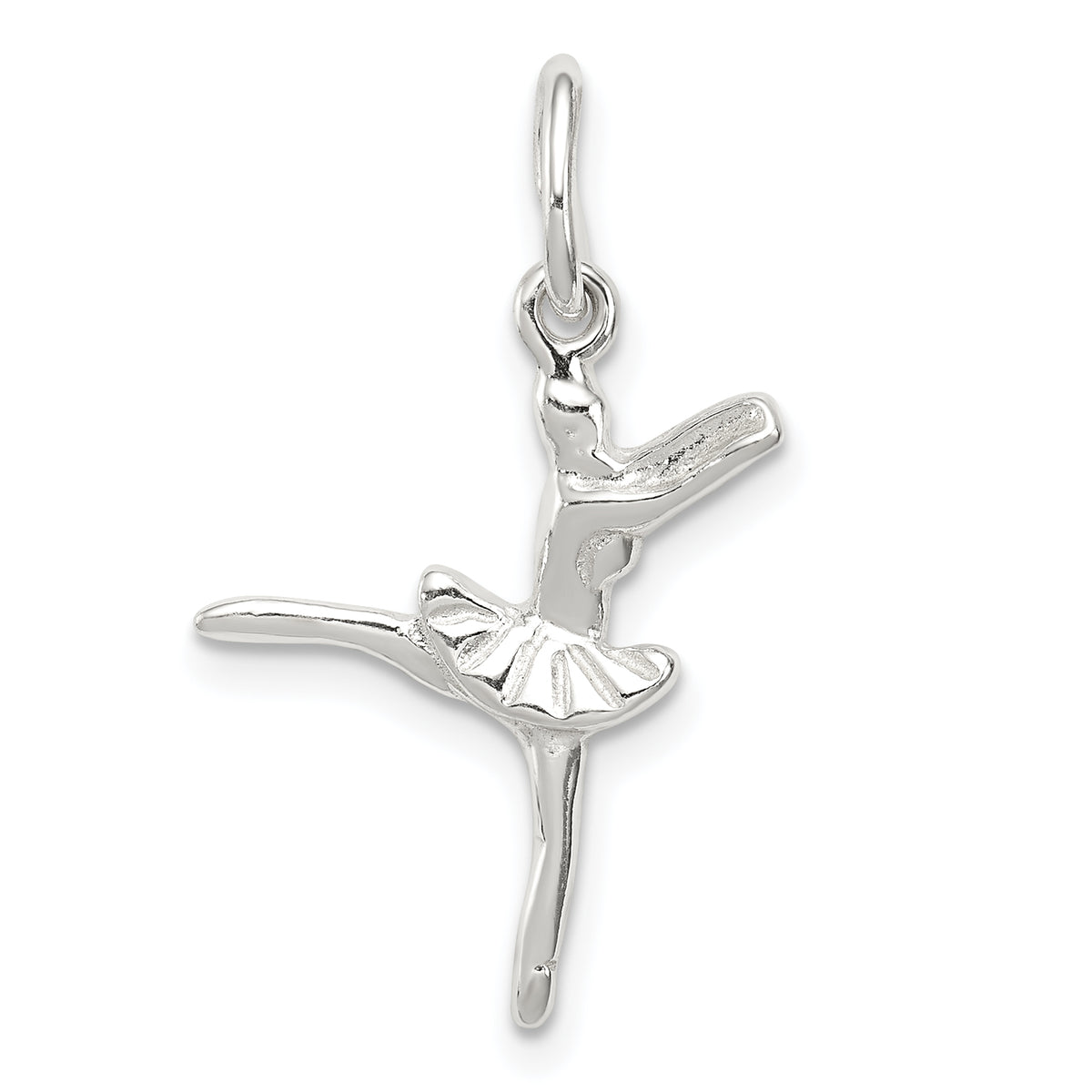 Sterling Silver Ballerina Charm