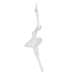 Sterling Silver Polished Ballerina Pendant