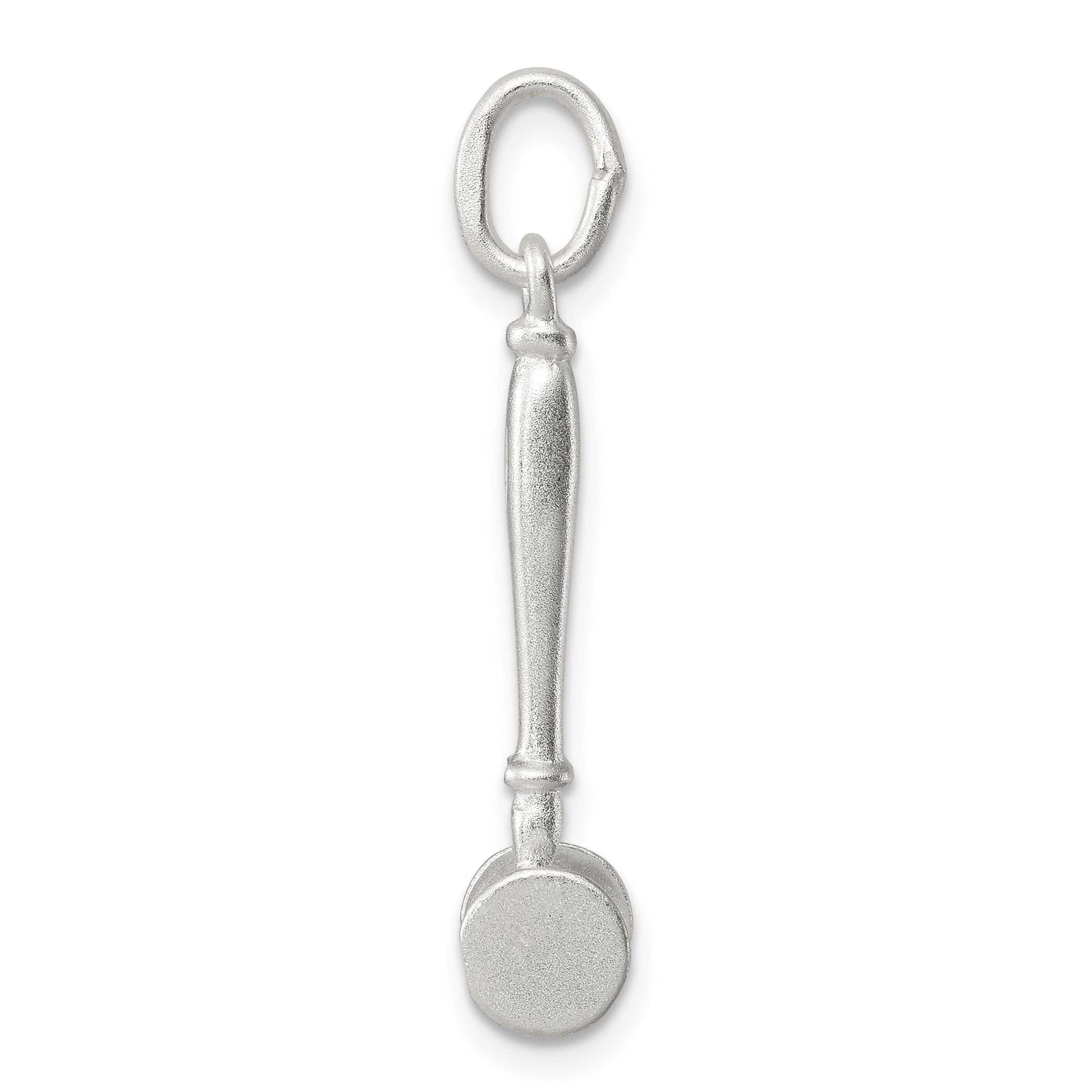 Sophia Jewelers 925 Sterling Silver 3D Gavel Charm with Polished Anti-Tarnish Finish