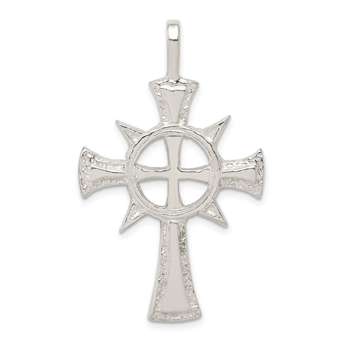 Sterling Silver Iona Cross Pendant