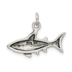 Sterling Silver Antique Shark Charm