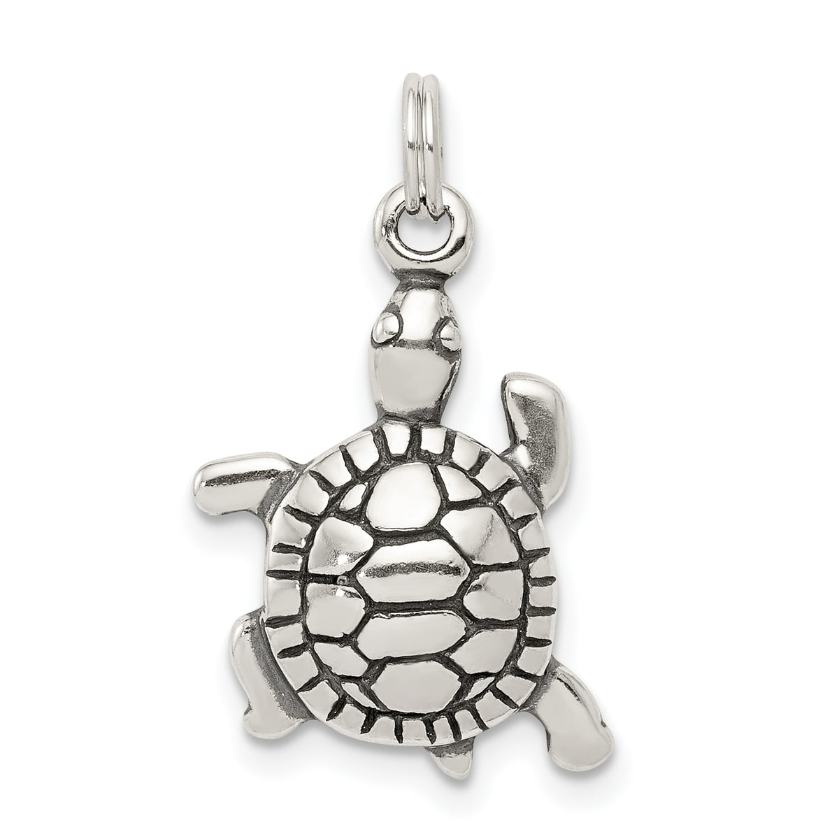 Sterling Silver Antique Turtle Charm