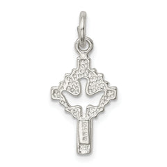 Sterling Silver Dove Cross Charm