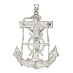 Sterling Silver Mariner Cross Pendant