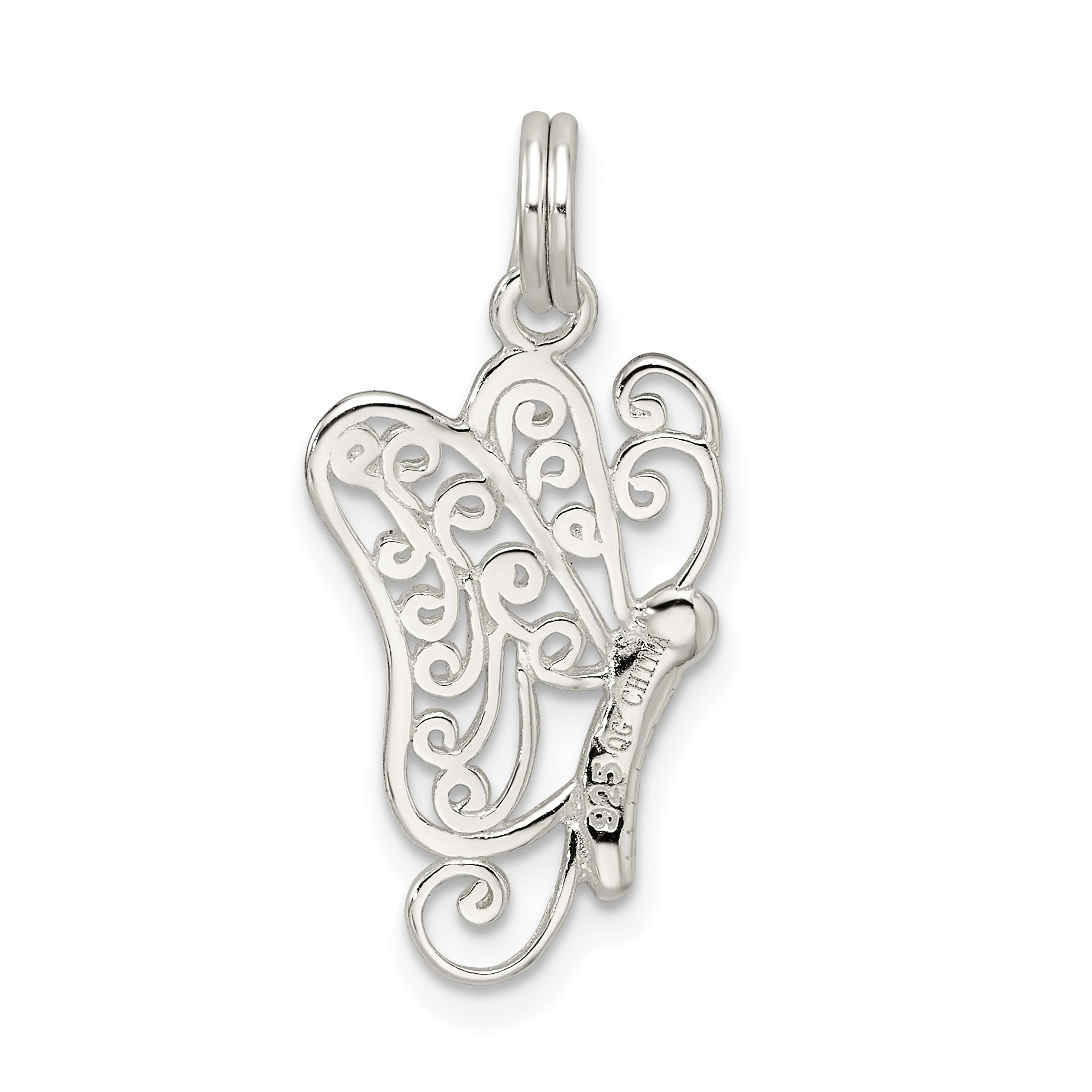 Sterling Silver Butterfly Charm