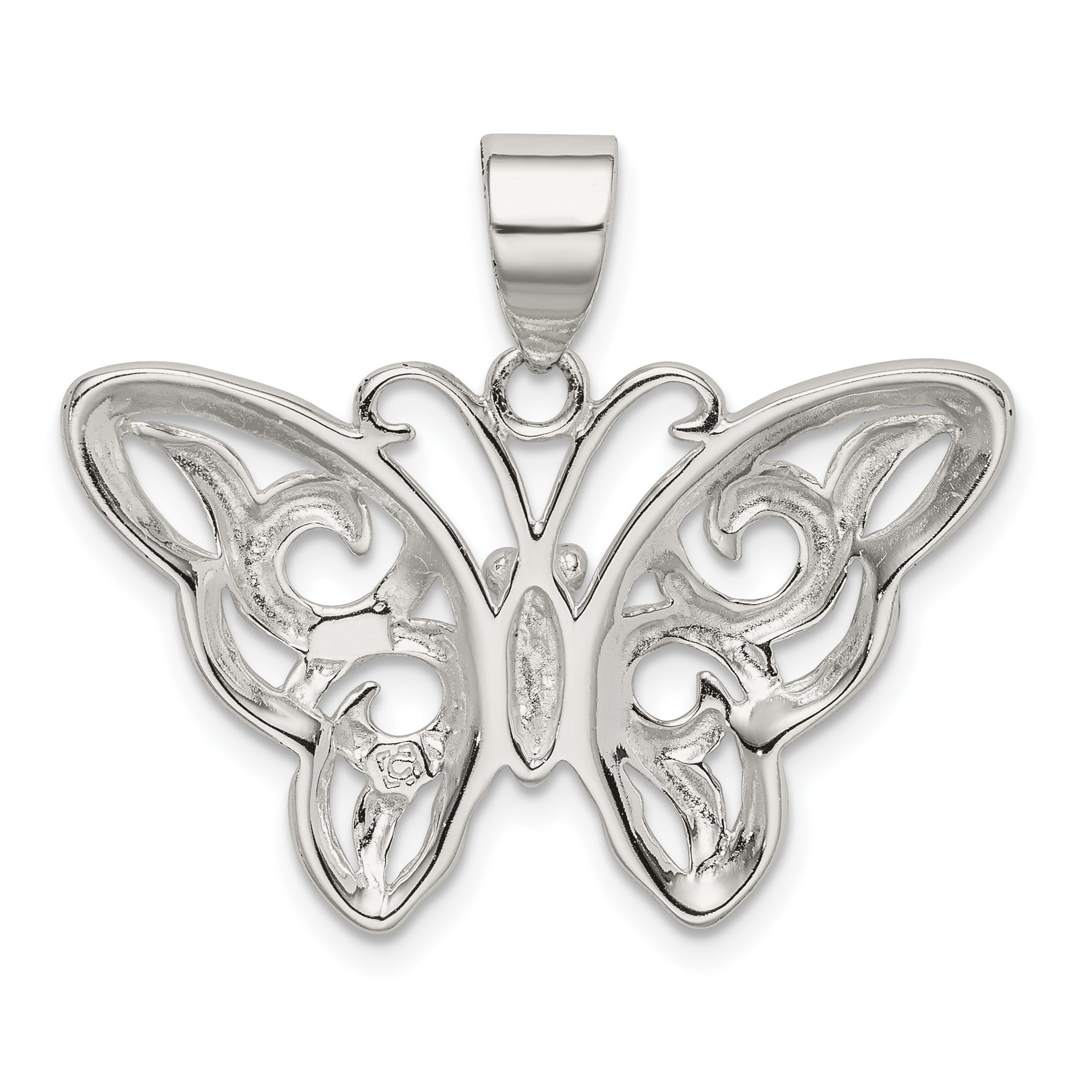 Sterling Silver Butterfly Pendant