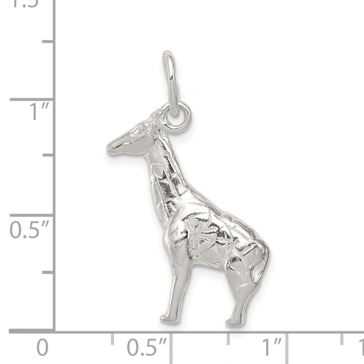 Sterling Silver Giraffe Charm