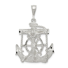 Sterling Silver Mariner Cross Pendant