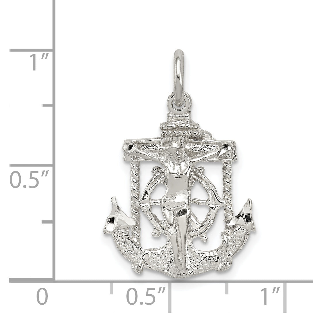 Sterling Silver Mariner Cross Pendant