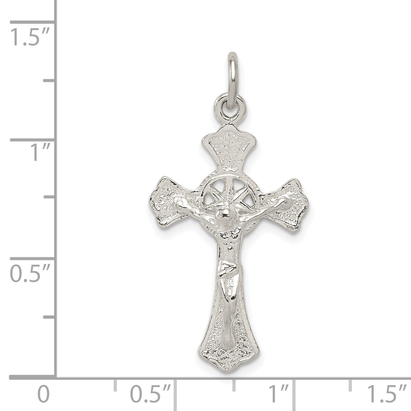 Sterling Silver Crucifix Pendant